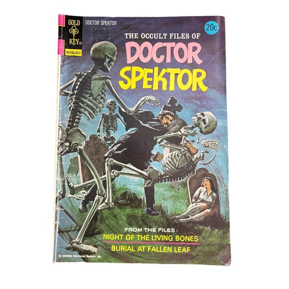 Gold Key Comic The Occult Files Of Doctor Spektor #7 April 1974 Skeleton Boarded - Picture 1 of 5